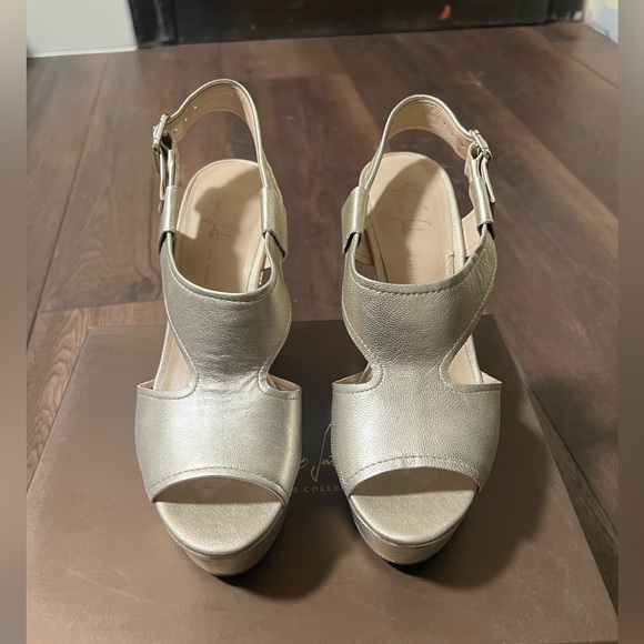 Franco Sarto Platino Leather Wedges - Picture 1 of 6